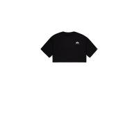 Alpha Industries Basic Small Logo Cropped PP T-Shirt Größe M Schwarz