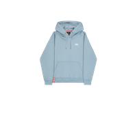 Alpha Industries Basic Small Logo Hoodie Größe M Graublau