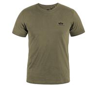 Alpha Industries Basic Small Logo - Olive S