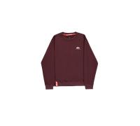 Alpha Industries Basic Sweater Small Logo Sweatshirt für Herren Deep Maroon