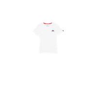 Alpha Industries - Damen T-Shirt Basic Small Logo - Weiß L
