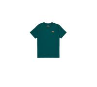 T-Shirt ALPHA INDUSTRIES "Basic T-Shirt SL", Jungen, Gr. M, grün (force grün), Obermaterial: 100% Baumwolle, Shirts T-Shirt (19498963-M) force grün