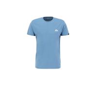 Alpha Industries Basic Small Logo T-Shirt Größe S Blau