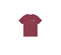 Alpha Industries Basic Small Logo T-Shirt Größe XL Burgund Rot