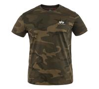 Alpha Industries - Basic Small Logo - T-Shirt - Olive Camo S