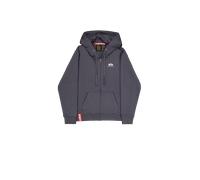 Alpha Industries Basic Small Logo Zip Hoodie Größe XS Dunkelgrau