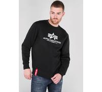 ALPHA INDUSTRIES Herren Basic Sweater Pullover (Schwarz 03), Small.