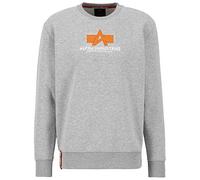 Alpha Industries Basic Sweater Rubber Sweatshirt für Herren Grey Heather