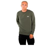 Alpha Industries Basic Sweater Small Logo Sweatshirt für Herren Dark Olive