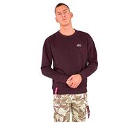 Alpha Industries Basic Sweater Small Logo Sweatshirt für Herren Deep Maroon