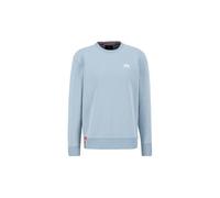 Alpha Industries Herren Basic Sweater Small Logo greyblue M