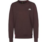 Alpha Industries Basic Sweater Small Logo Sweatshirt für Herren Hunter Brown