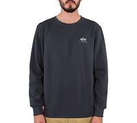 Alpha Industries Basic Sweater Small Logo Sweatshirt für Herren Navy