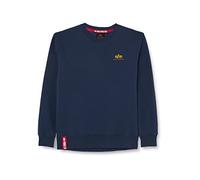 Alpha Industries Basic Sweater Small Logo Sweatshirt für Herren New Navy
