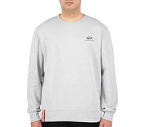 Alpha Industries Basic Sweater Small Logo Sweatshirt für Herren Pastel Grey