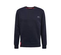 Alpha Industries Basic Sweater Small Logo Sweatshirt für Herren Rep.Blue