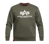 Alpha Industries - Basic Sweater - Sweatshirt - Dark Olive XXL