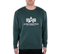 Alpha Industries Basic Sweater Sweatshirt für Herren Navy Green