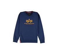 Alpha Industries Basic Sweater Sweatshirt für Herren New Navy/Wheat