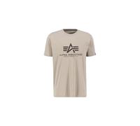 T-Shirt ALPHA INDUSTRIES "Alpha Industries Men - T-Shirts Basic T Carbon" Gr. L, beige (vintage sand) Herren Shirts (77666639-L) vintage sand