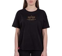 Alpha Industries Basic T COS ML Foil Print Wmn T-Shirt für Damen Black