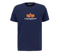 Alpha Industries Basic T Rubber ultra navy, Größe XXL, Herren, Baumwolle