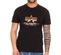 Alpha Industries Basic T-Shirt Black/Gold-S