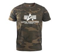 Alpha Industries - Basic T-Shirt - Olive Camo L