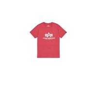 Alpha Industries Herren Basic T-Shirt, Dunkel Rot, 56