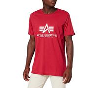 Alpha Industries Basic Big Logo T-Shirt Größe 2XL Rot