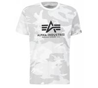 Alpha Industries Basic T-Shirt – White Camo – Herren XXL