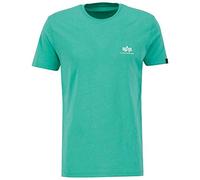 Alpha Industries Basic T Small Logo T-Shirt für Herren Atomic Green