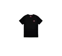 Alpha Industries Basic Small Logo T-Shirt Größe M Schwarz / Magenta