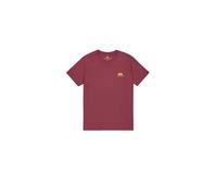 Alpha Industries Basic T Small Logo T-Shirt für Herren Burgundy