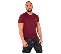 Alpha Industries Basic Small Logo Kurzarm-t-shirt L Burgundy