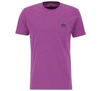 Alpha Industries Basic T Small Logo T-Shirt für Herren Dark Magenta