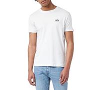 Alpha Industries Basic T Small Logo T-Shirt für Herren White