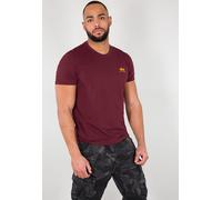 Alpha Industries Basic Small Logo Kurzarm-t-shirt L Burgundy