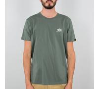 Alpha Industries Basic T Small Logo T-Shirt / Unisex Vintage Green-XXXL