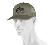 Alpha Industries Basic Trucker Cap Trucker Cap für Herren Dark Green