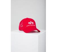 Alpha Industries Trucker Cap Basic Trucker Baumwolle onesize Rot