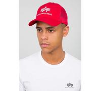 Alpha Industries Trucker Cap Basic Trucker Baumwolle onesize Rot