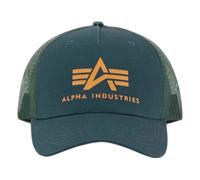 Trucker Cap ALPHA INDUSTRIES "Basic Trucker Cap", Herren, Gr. onesize, frost grün, Baumwolle, Caps (51717221-0) frost grün
