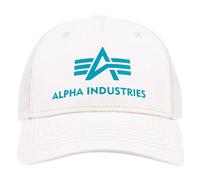 Alpha Industries Basic Trucker Cap (Sale) jet stream white, Baumwolle