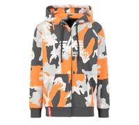 Alpha Industries Basic Big Logo Camo PP Zip Hoodie Größe XL