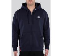 Alpha Industries Basic Zip Hoodie, blau, Größe S für Männer