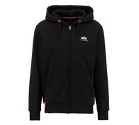 Alpha Industries - Basic Zip Hoody Small Logo Kapuzenjacke - Black M