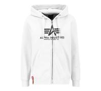 Alpha Industries Basic Reißverschlusspullover XL White