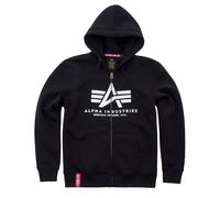 Alpha Industries Basic Zip Hoody schwarz S