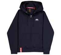 Alpha Industries - Basic Zip Hoody Small Logo - Sweatshirt - Replica Blue S